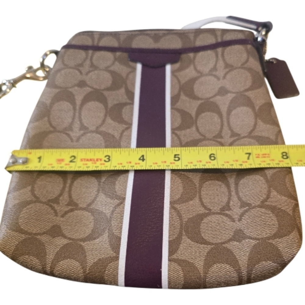 Coach Crossbody Bag - Brown and Purple - Picture 11 of 11
